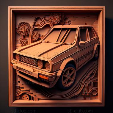 3D модель St GTI Racing игра (STL)